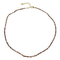 Collier en argent et Diamant rouge