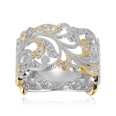 Bague en argent et Diamant I3 (I)