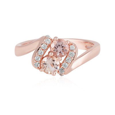 Bague en argent et Morganite