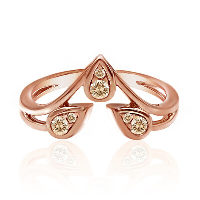 Bague en or et Diamant rose de France SI1 d'Argyle  (Annette)