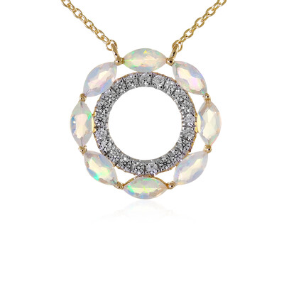Collier en argent et Opale Welo