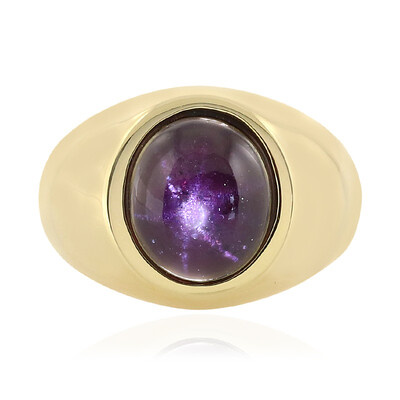 Bague en argent et Grenat étoilé