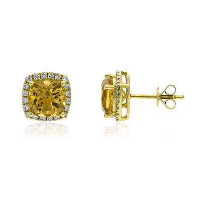 Boucles d'oreilles en or et Béryl Impérial (AMAYANI)