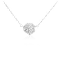 Collier en argent et Zircon