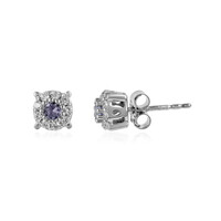 Boucles d'oreilles en argent et Tanzanite