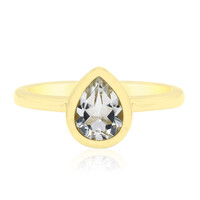 Bague en argent et Topaze blanche