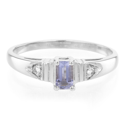 Bague en argent et Iolite de Madagascar