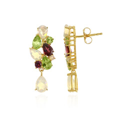 Boucles d'oreilles en argent et Opale Welo