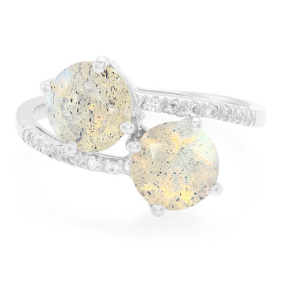 Bague en argent et Spectrolite