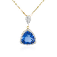 Collier en argent et Fluorite à couleur changeante