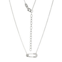 Collier en argent et Zircon (Adela Silber)