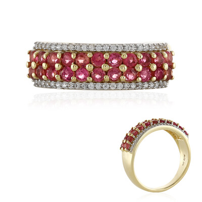 Bague en or et Tourmaline rose (Adela Gold)
