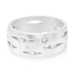 Bague en argent et Zircon