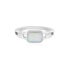 Bague en argent et Opale Welo