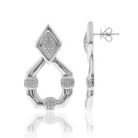Boucles d'oreilles en or et Diamant SI1 (H) (CIRARI)
