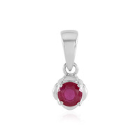 Pendentif en argent et Rubis de Madagascar