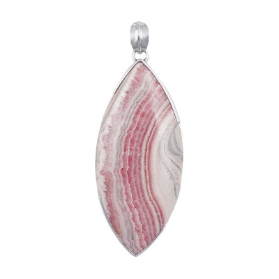 Pendentif en argent et Rhodochrosite (Bali Barong)