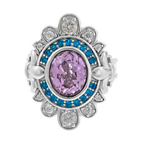 Bague en argent et Kunzite (Dallas Prince Designs)