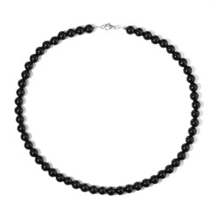 Collier en argent et Onyx noir
