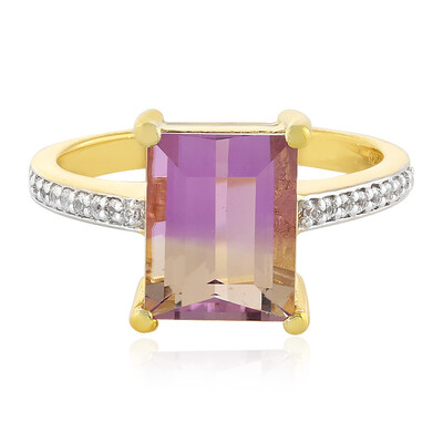 Bague en argent et Amétrine