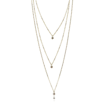 Collier en or et Diamant brun VVS2