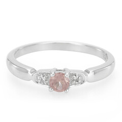 Bague en argent et Grenat de Malaya