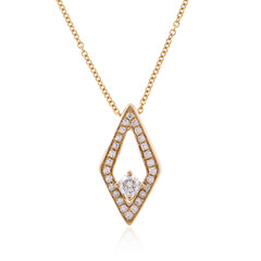 Collier en or et Diamant Flawless (F) (LUCENT DIAMONDS)