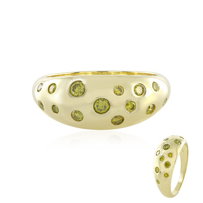 Bague en or et Diamant jaune I2 (de Melo)