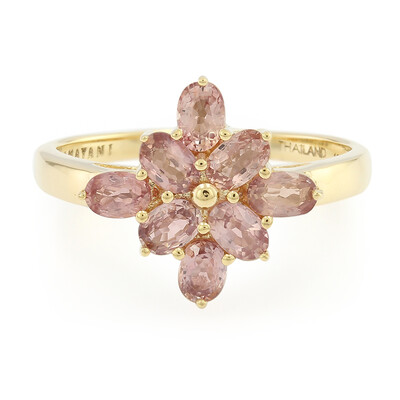 Bague en or et Saphir Padparadscha non chauffé (AMAYANI)