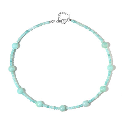 Collier en argent et Amazonite