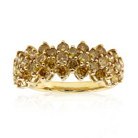 Bague en or et Diamant orange SI2 (CIRARI)