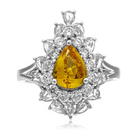 Bague en or et Saphir jaune (CIRARI)