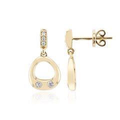 Boucles d'oreilles en or et Diamant SI1 (G)