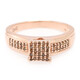 Bague en argent et Diamant fantaisie