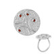 Bague en argent et Zircon (MONOSONO COLLECTION)