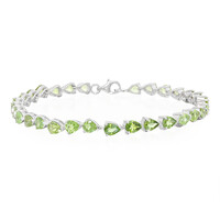 Bracelet en argent et Tourmaline Paraïba