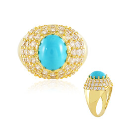 Bague en argent et Turquoise Sleeping Beauty