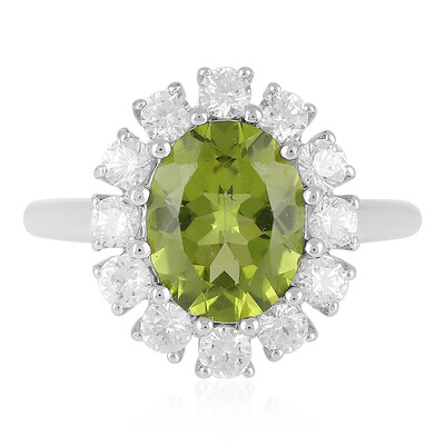 Bague en argent et Péridot