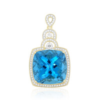 Pendentif en or et Topaze de Marambaia