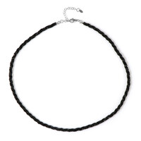 Collier en argent et Spinelle noir