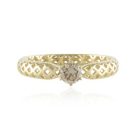 Bague en or et Diamant champagne I2 (Ornaments by de Melo)