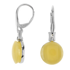 Boucles d'oreilles en argent et Ambre baltique