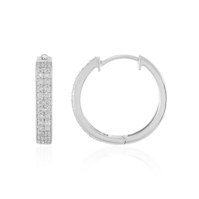 Boucles d'oreilles en argent et Zircon