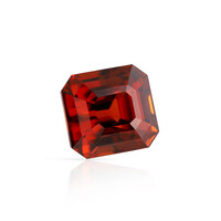  Zircon rouge du soir 8,93 ct (gemme et boîte de collection)