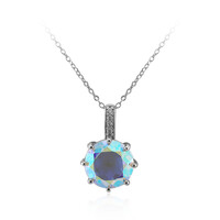Collier en argent et Quartz Rayon de Lune