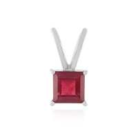 Pendentif en argent et Rubis de Madagascar