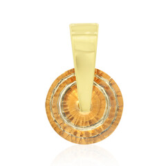 Pendentif en or et quarz orange (Glenn Lehrer)