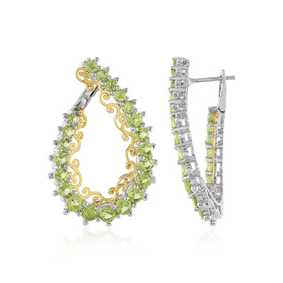 Boucles d'oreilles en argent et Péridot (Dallas Prince Designs)