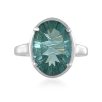 Bague en argent et Fluorite verte