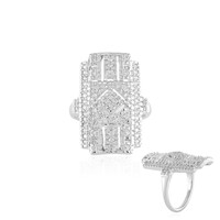 Bague en argent et Zircon